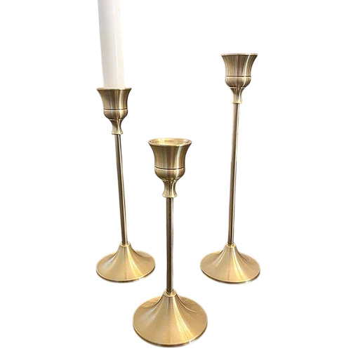 Brass Candle Pillar Holder