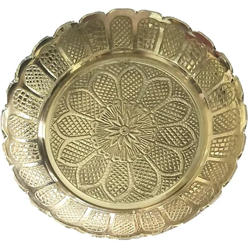 Brass Prashad Plate