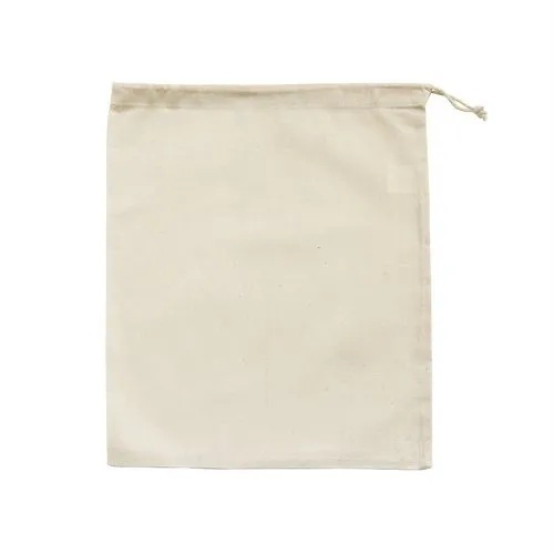 Cotton Drawstring Bag By Sunder Devi Creations P. Ltd.
