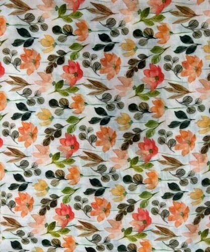 Cotton Floral Printed Fabric