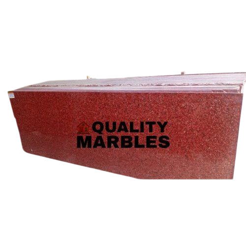 Dark Red Granite Slab