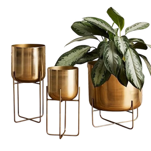 Iron Planter with Stand