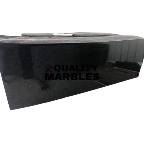 Jet Black Granite Slab