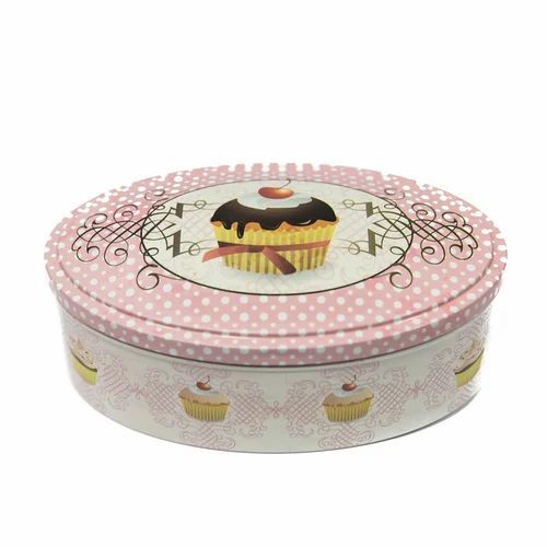Multicolor Metal Tin Box