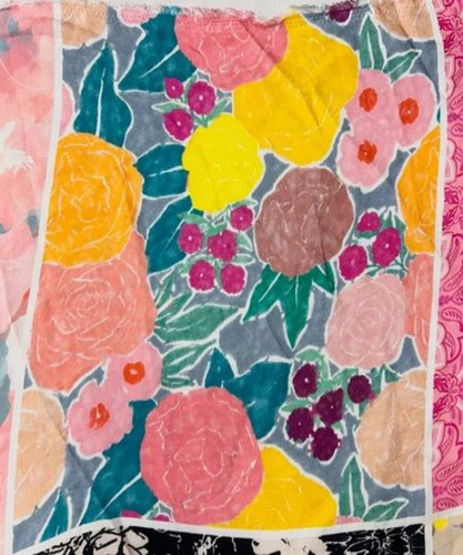 Muslin Floral Printed Fabrics