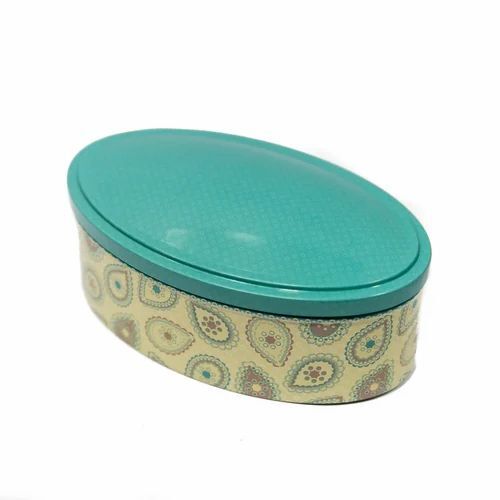 Oval Shape Tin Box