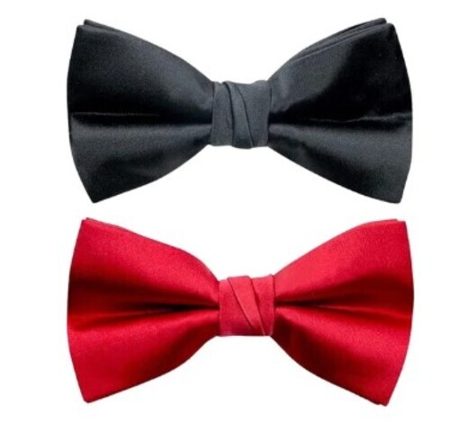 Plain Satin Bow Tie