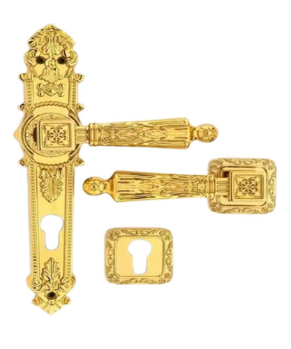 Premium Golden Color Door Mortise Handle
