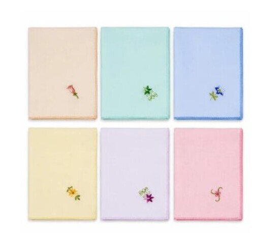 Women Embroidered Cotton Handkerchiefs