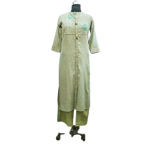 Ladies Cotton Palazzo Suit - Design: Standard