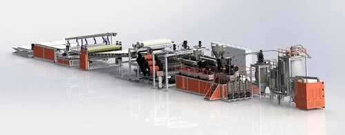 Plastic Sheet Extrusion Machine