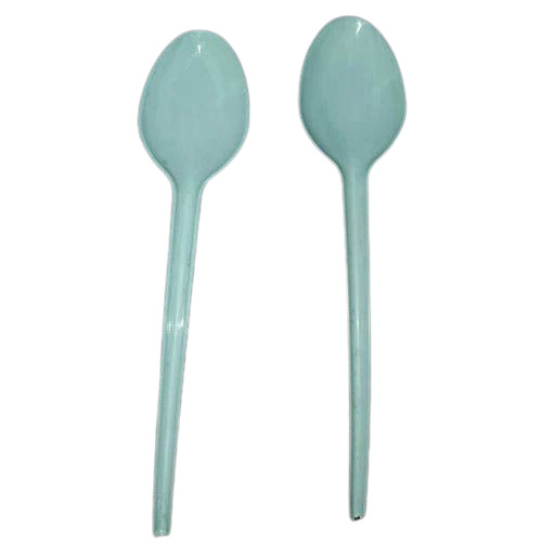 White Plastic Disposable Spoons