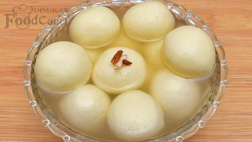 White Sponge Sweet Rasgulla