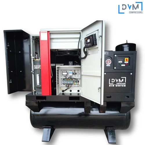 15 Hp Tank Mounted Screw Air Compressor