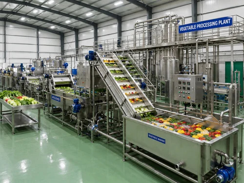 2000kg/Hr Vegetable Processing Plant