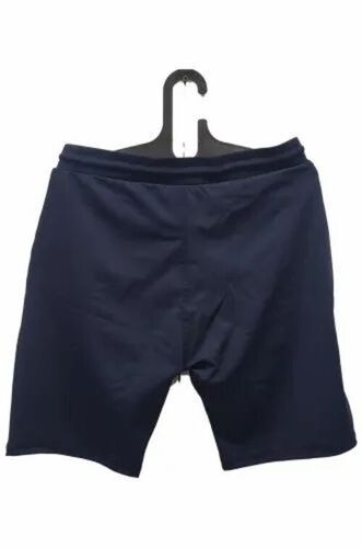 Blue Men Polyester Shorts