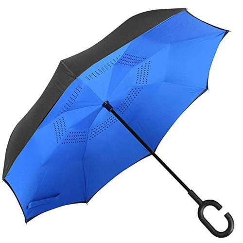 C Shape Inverted Plain Umbrella