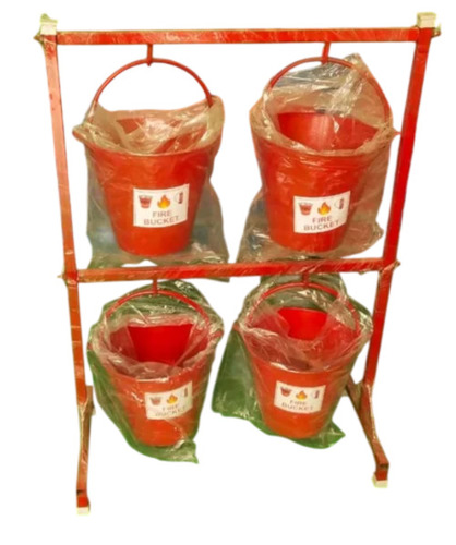 Fire Bucket Stand For 4 Bucket