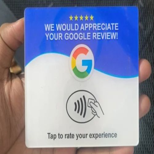 Google Review Nfc Card Tap To Review Card.