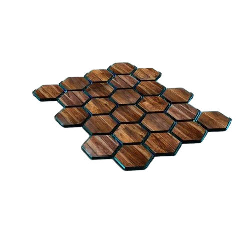Hexagon Wooden Chopping Board
