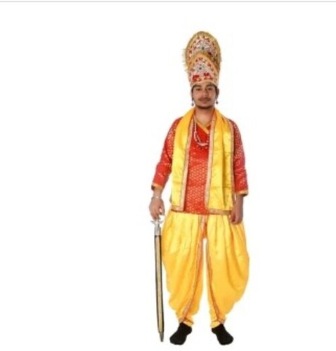 Hindu Raja Fancy Dress Costume For Boys