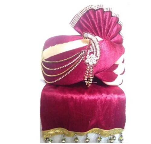 Maroon Wedding Turban