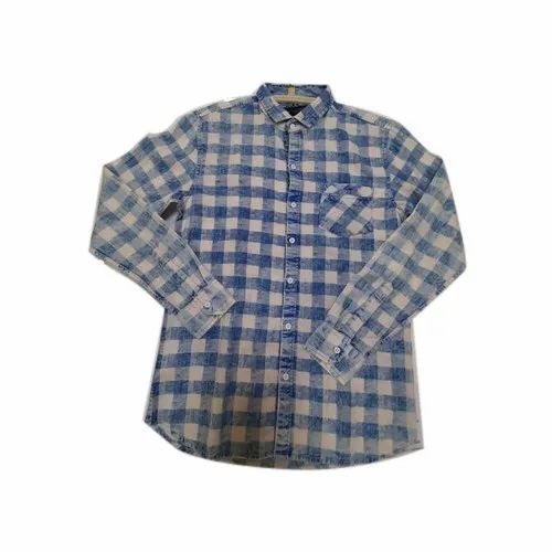 Men Full Sleeves Check Shirt
