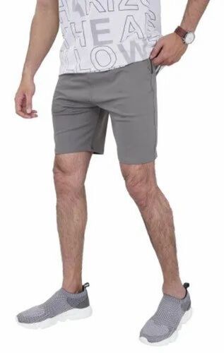 Men Grey Color Shorts