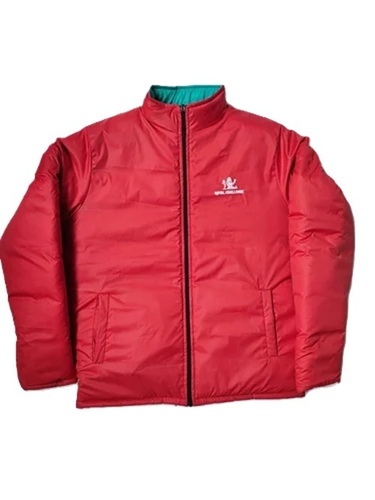 Men Stand Collar Reversible Jackets