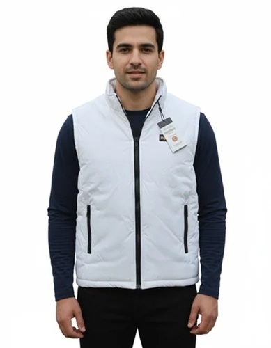 Mens Non Hooded Sleeveless Jacket
