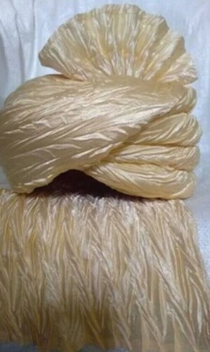 Plain Silk Wedding Turban