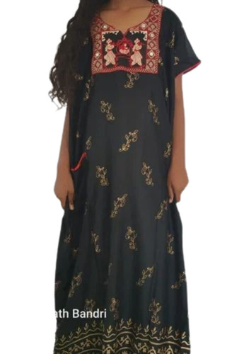 Printed Full Length Cotton Nighty
