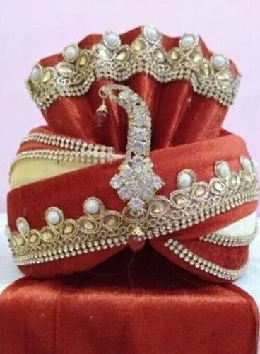 Red Wedding Turban