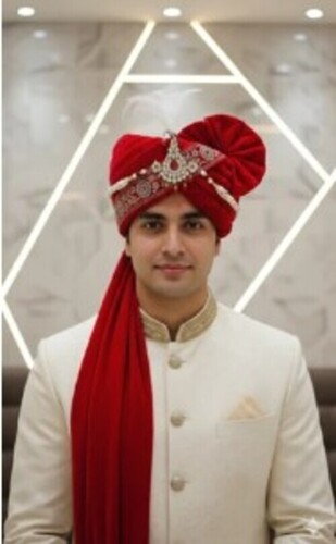 Velvet Wedding Turban