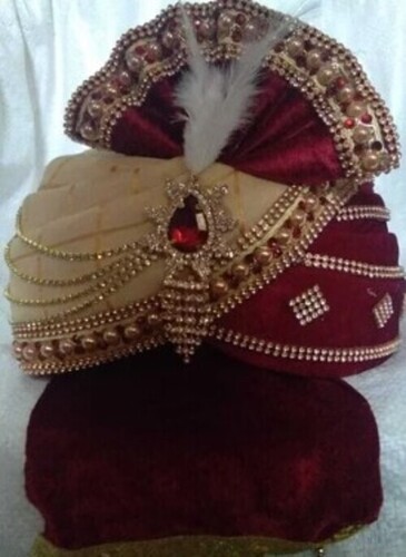 Velvet Wedding Turban