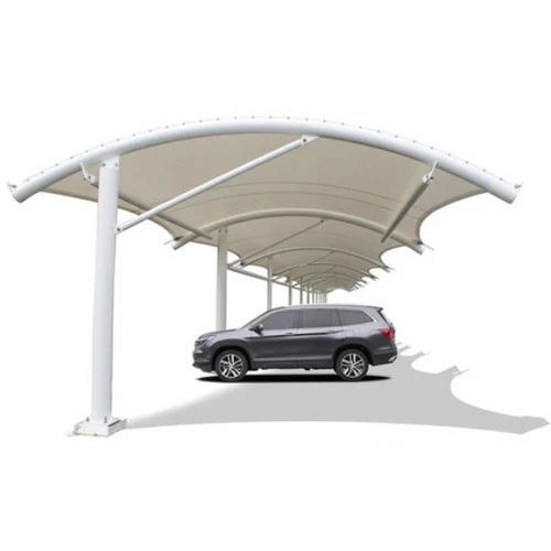 White Tensile Car Shed
