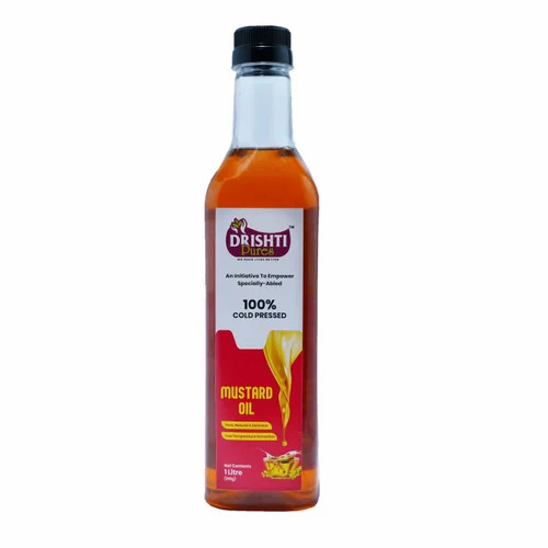 1l Drishti Pure Cold Pressed Mustard Oil