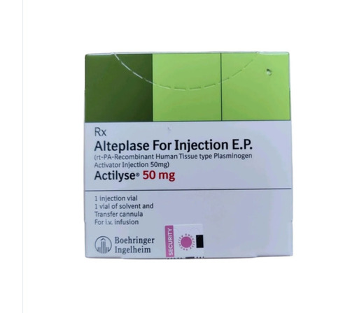 50 Mg Actilyse Alteplase Injection  - Life Span: 2029