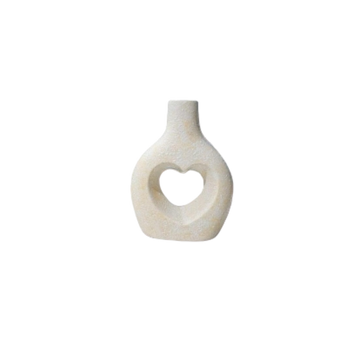 Ceramic Heart Bud Vase - Design Type: Modern / Contemporary