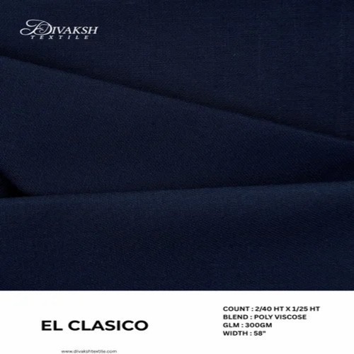 Cotton Blue Lycra Fabric