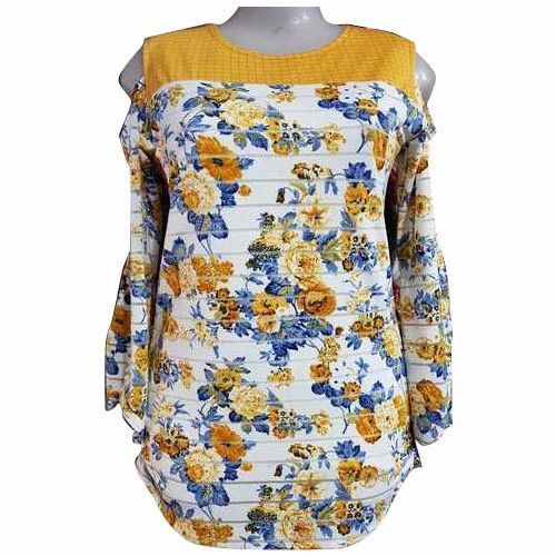 Ladies Printed Fancy Top
