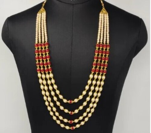 Long Beaded Groom Mala