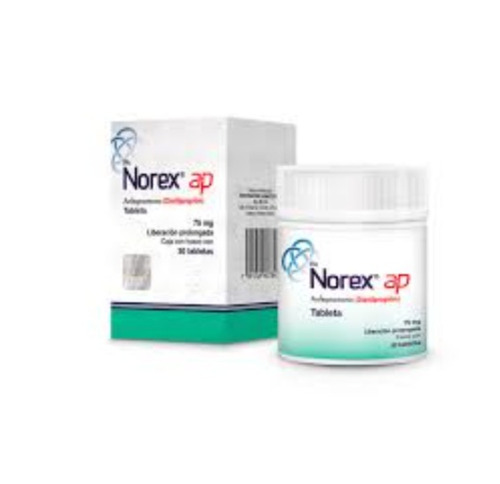 Norex Ap 75 Mg Tabletas C/30 - Life Span: 2029