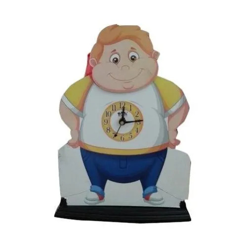 Plastic Executive Desk Clocks - Color: Multicolor