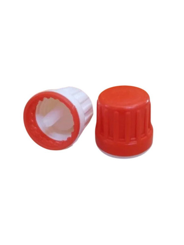 Red & White Glass Bottles Plastic Caps