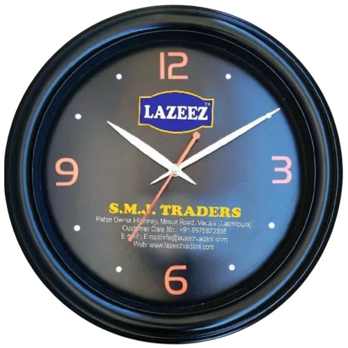 Round Plastic Corporate Wall Clock