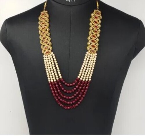 Wedding Wear Beaded Groom Mala