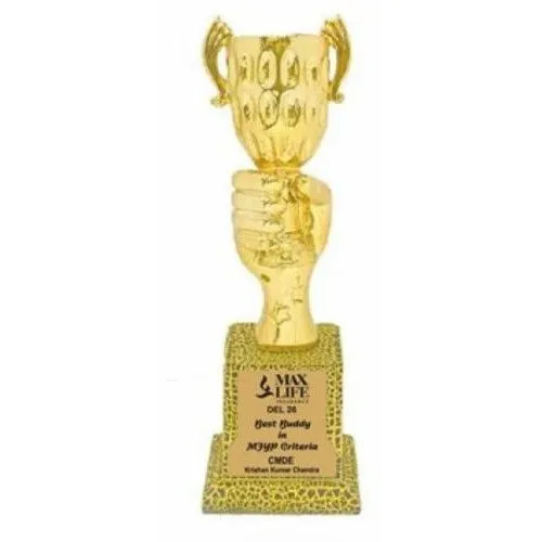 12 Inch Golden Metal Victory Cup Corporate Trophy