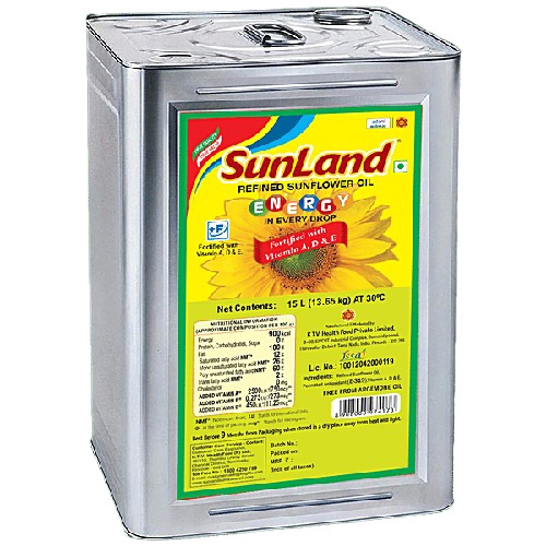 15l Sunland Sunflower Oil