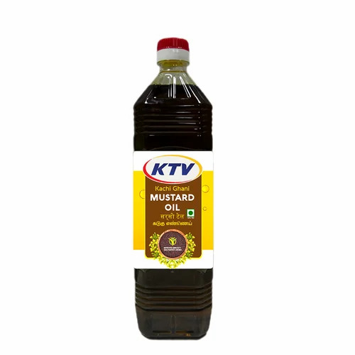 1l Ktv Kachi Ghani Mustard Oil